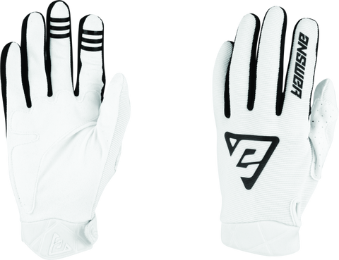 Answer Peak Glove White/Black Youth - Large