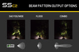 Diode Dynamics Stage Series 2 In LED Pod Sport - Yellow Flood Flush ABL Each