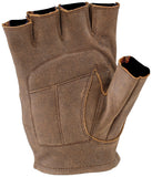 Kuryakyn Leather By River Road Buster Vintage Shorty Gloves Black - Small