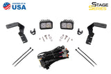 Diode Dynamics 19-21 Ford Ranger Stage Series 2in LED Ditch Light Kit - Yellow Pro Combo