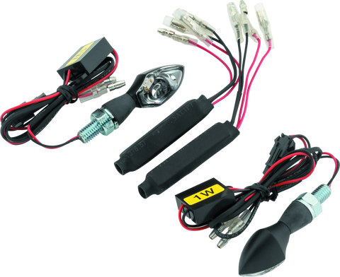 BikeMaster LED Micro Brite pair - Black