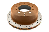 DBA 98-05 Lexus LX 470 / 98+ Toyota Landcruiser 100 Series Rear Drilled & Slotted 4000 Series Rotor