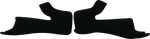 Answer AR1 AR3 Cheek Pads Black - XL