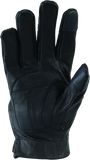 River Road Tucson Leather Perforated Gloves Black - Small