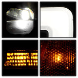 Spyder Apex 05-08 Nissan Frontier High-Power LED Module Headlights - Black (PRO-YD-NF05AP-SEQGR-BK)