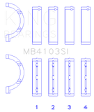 King Engine Bearings Chrysler 197 (Size +0.75mm) Main Bearing Set