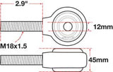 SPC Performance XAXIS Rod End Ball Joint