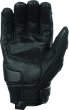 Speed and Strength Twist of Fate Leather Gloves Black - Small