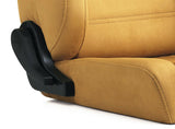 Bride Cusco Euro II+C Black Suede w/ Dark Grey Mesh Seat