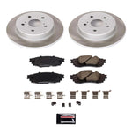 Power Stop 21-23 Toyota Venza Rear Semi-Coated Rotor Kit