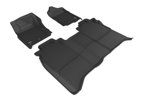 3D MAXpider 16-24 Nissan Titan Crew Cab Kagu Black R1 R2 (Without Storage Box)