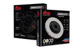 DBA 11-13 Ford Mustang GT 5.0L (V8) 4000 Series Drilled and Slotted Front Rotor