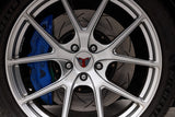 DBA 2010+ Camaro V8 SS Front Drilled & Slotted 5000 Series 2 Piece Rotor Assembled w/ Black Hat