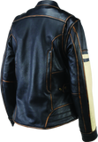 Kuryakyn Leather By River Road Dame Vintage Leather Jacket Black Womens - Small