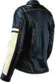 Kuryakyn Leather By River Road Dame Vintage Leather Jacket Black Womens - Small