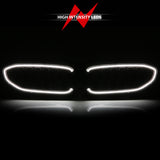 ANZO 19-22 BMW 3 Series Black Housing Full LED Front Grille w/ Initiation & Running Light