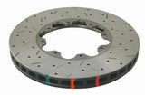 DBA 2009+ AC MK VI 6.2/6.2 Supercharged Drilled & Slotted 5000 Series XS Rotor