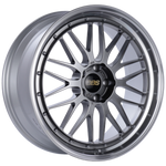 BBS LM 21x9 5x112 ET22 Diamond Black Center / Diamond Cut Lip Wheel -82mm PFS/Clip Required