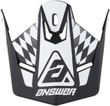 Answer AR1 Sweep Visor Black/White