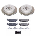 Power Stop 2003 Dodge Durango Rear Semi-Coated Rotor Kit