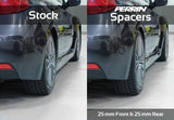 PERRIN 02-14 Subaru WRX / 2004 STI / 13-25 BRZ & Toyota GR86 25mm Wheel Spacers 5x100 56mm CB - Pair