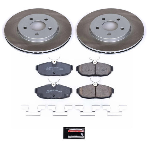 Power Stop 2012 Ford Mustang Rear Semi-Coated Rotor Kit
