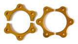 BLOX Honda S2000 Racing Half Shaft Spacers - Black (Recommended for vehicles lowered 1.25in or more)