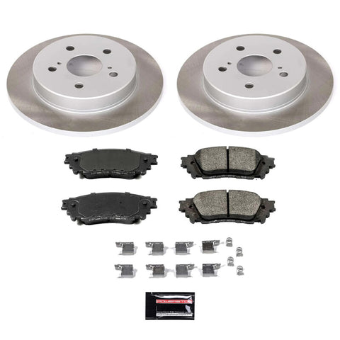 Power Stop 2018 Toyota C-HR Rear Semi-Coated Rotor Kit