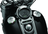 Kuryakyn Zombie Fuel & Battery Gauge Chrome