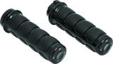Kuryakyn ISO Grips Without Throttle Boss Dual Cable Black