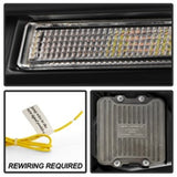 Spyder 15-17 Ford Mustang LED Headlights - Black (PRO-YD-FM15AP-GRSB-SET-BK)