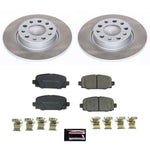 Power Stop 17-22 Jeep Compass Rear Semi-Coated Rotor Kit