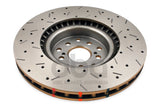 DBA 04-12 Subaru STi/2017 BRZ w/Perf. Pkg. 10 Stud Hole Front Drilled & Slotted 4000 Series Rotor