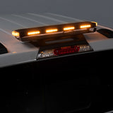 Putco 24In Universal 24In Tri Color Hornet Light (Amber/Blue/White) - LED Stealth Rooftop Strobe Bar