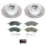Power Stop 21-23 Ford Bronco Rear Semi-Coated Rotor Kit