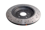 DBA 2016-2017 Ford Focus RS Rear Drilled & Slotted 4000 Series Rotor