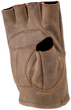 Kuryakyn Leather By River Road Buster Vintage Shorty Gloves Black - Large