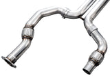 AWE Tuning 2021+ Cadillac CT4-V Blackwing SwitchPath Exhaust - Diamond Black Tips
