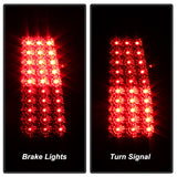 xTune Chevy Silverado 1500/2500/3500 99-02 LED Tail Lights Red Smoke ALT-ON-CS99-LED-RS