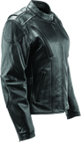 Kuryakyn Leather By River Road Race Leather Jacket Black Womens - Small