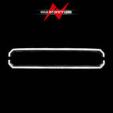 ANZO 21-23 Ford F150 Black Housing Full LED Light Tube Front Grille