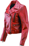 River Road Arabian Spice Leather Jacket Black Womens - Small