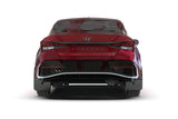 Rally Armor 24-25 Hyundai Elantra Black Mud Flap White Logo