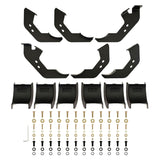 Westin 25-26 Toyota 4Runner PRO TRAXX 4 Oval Nerf Step Bars - Semi-Gloss Black