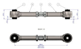 Superpro 23-24 Toyota Sequoia HD Adjustable Upper Trailing Arm Set
