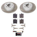 Power Stop 10-11 Mercedes-Benz SLK350 Rear Semi-Coated Rotor Kit