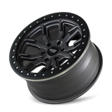 Dirty Life 9303 DT-1 17x9/5x114.3 BP/-12mm Offset/72.6mm Hub Matte Gunmetal Wheel - Beadlock