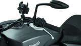 Kuryakyn Raised Mirror Mnt Adapters Gloss Black