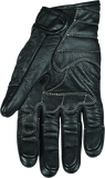 Speed and Strength Rust and Redemption Leather Gloves Black - Small