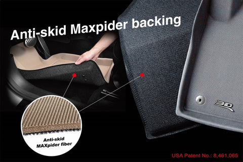 3D MAXpider 16-23 Mazda CX-9 7-Seat Maxtrac Black R1 R2 R3